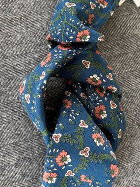 NWOT, ROLLER RABBIT, FLORAL COTTON BANDANA/SCARF